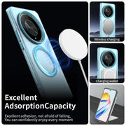 For Honor Magic6 Lite 5G Candy Magsafe PC Hybrid TPU Phone Case(Blue)