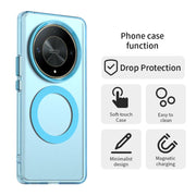 For Honor Magic6 Lite 5G Candy Magsafe PC Hybrid TPU Phone Case(Blue)