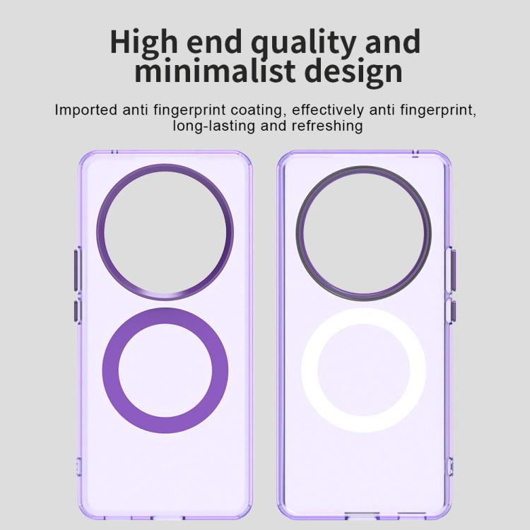 For Honor Magic6 Lite 5G Candy Magsafe PC Hybrid TPU Phone Case(Purple)