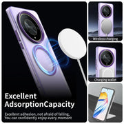 For Honor X9 Candy Magsafe PC Hybrid TPU Phone Case(Purple)