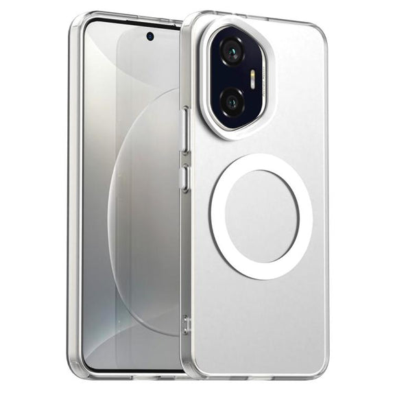 For Honor 300 Candy Magsafe PC Hybrid TPU Phone Case(White)