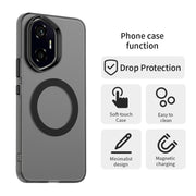 For Honor 300 Candy Magsafe PC Hybrid TPU Phone Case(Black)
