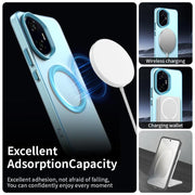 For Honor 300 Candy Magsafe PC Hybrid TPU Phone Case(Blue)