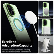 For Honor 300 Candy Magsafe PC Hybrid TPU Phone Case(Green)
