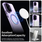 For Honor 300 Candy Magsafe PC Hybrid TPU Phone Case(Purple)