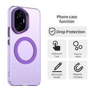 For Honor 300 Candy Magsafe PC Hybrid TPU Phone Case(Purple)