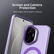 For Honor 300 Candy Magsafe PC Hybrid TPU Phone Case(Purple)