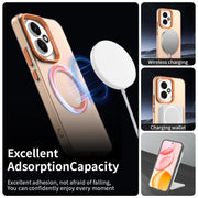 For Honor 400 Global 156.5mm Candy Magsafe PC Hybrid TPU Phone Case(Orange)