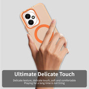 For Honor 400 Global 156.5mm Candy Magsafe PC Hybrid TPU Phone Case(Orange)