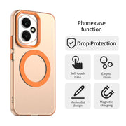 For Honor 400 Global 156.5mm Candy Magsafe PC Hybrid TPU Phone Case(Orange)