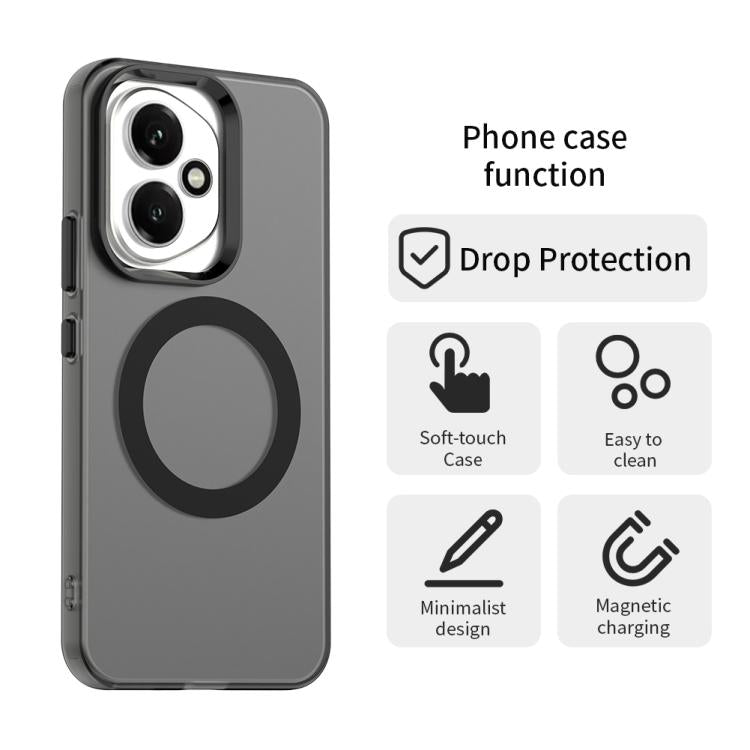 For Honor 400 Global 156.5mm Candy Magsafe PC Hybrid TPU Phone Case(Black) - free shipping - PMC TechLife - Order now!