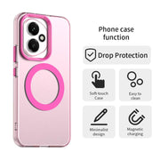 For Honor 400 Global 156.5mm Candy Magsafe PC Hybrid TPU Phone Case(Red)