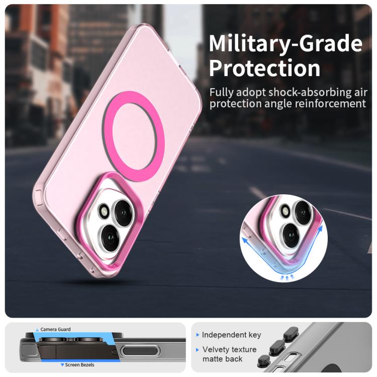 For Honor 400 Global 156.5mm Candy Magsafe PC Hybrid TPU Phone Case(Red)