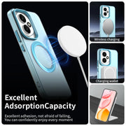 For Honor 400 Global 156.5mm Candy Magsafe PC Hybrid TPU Phone Case(Blue)