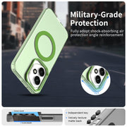 For Honor 400 Global 156.5mm Candy Magsafe PC Hybrid TPU Phone Case(Green)