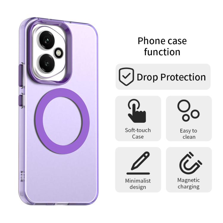 For Honor 400 Global 156.5mm Candy Magsafe PC Hybrid TPU Phone Case(Purple) - free shipping - PMC TechLife - Order now!