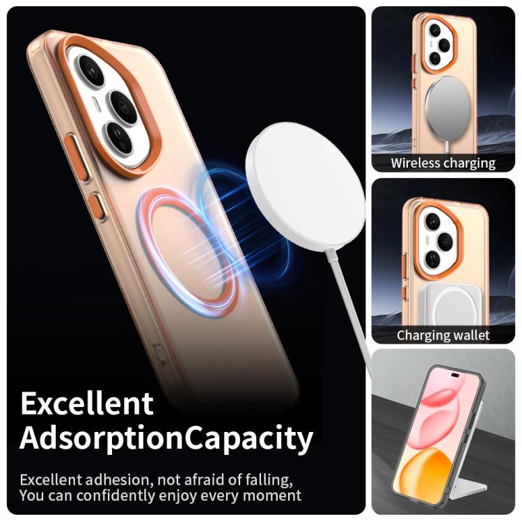 For Honor 400 Pro Global 160.8mm Candy Magsafe PC Hybrid TPU Phone Case(Orange) - free shipping - PMC TechLife - Order now!