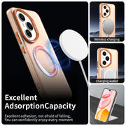 For Honor 400 Pro Global 160.8mm Candy Magsafe PC Hybrid TPU Phone Case(Orange)