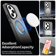 For Honor 400 Pro Global 160.8mm Candy Magsafe PC Hybrid TPU Phone Case(Black)