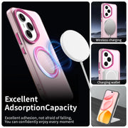 For Honor 400 Pro Global 160.8mm Candy Magsafe PC Hybrid TPU Phone Case(Red)