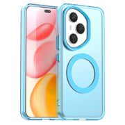 For Honor 400 Pro Global 160.8mm Candy Magsafe PC Hybrid TPU Phone Case(Blue)