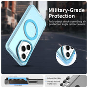 For Honor 400 Pro Global 160.8mm Candy Magsafe PC Hybrid TPU Phone Case(Blue)