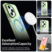 For Honor 400 Pro Global 160.8mm Candy Magsafe PC Hybrid TPU Phone Case(Green)