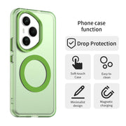 For Honor 400 Pro Global 160.8mm Candy Magsafe PC Hybrid TPU Phone Case(Green)