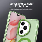 For Honor 400 Pro Global 160.8mm Candy Magsafe PC Hybrid TPU Phone Case(Green)