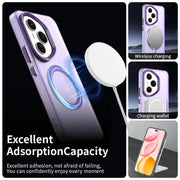 For Honor 400 Pro Global 160.8mm Candy Magsafe PC Hybrid TPU Phone Case(Purple)