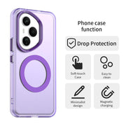 For Honor 400 Pro Global 160.8mm Candy Magsafe PC Hybrid TPU Phone Case(Purple)