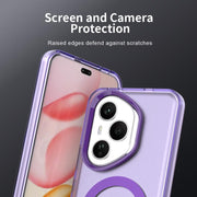 For Honor 400 Pro Global 160.8mm Candy Magsafe PC Hybrid TPU Phone Case(Purple)