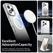 For Honor 400 Lite Global Candy Magsafe PC Hybrid TPU Phone Case(White)