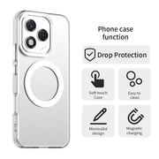 For Honor 400 Lite Global Candy Magsafe PC Hybrid TPU Phone Case(White)