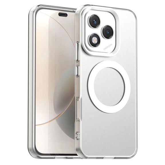 For Honor 400 Lite Global Candy Magsafe PC Hybrid TPU Phone Case(White)