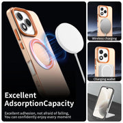 For Honor 400 Lite Global Candy Magsafe PC Hybrid TPU Phone Case(Orange)
