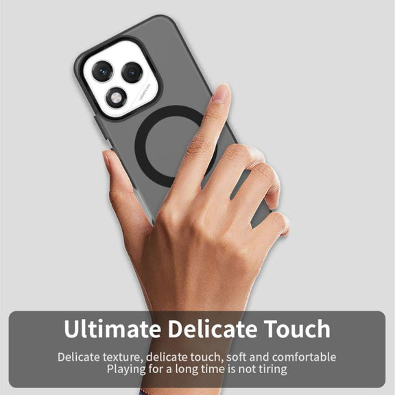 For Honor 400 Lite Global Candy Magsafe PC Hybrid TPU Phone Case(Black)