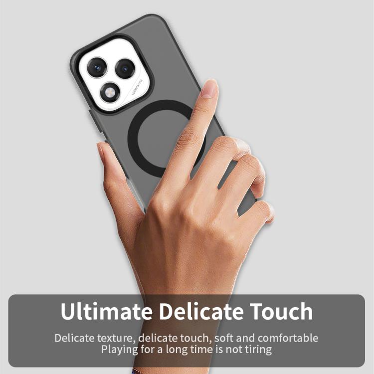 For Honor 400 Lite Global Candy Magsafe PC Hybrid TPU Phone Case(Black)