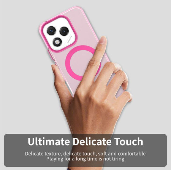 For Honor 400 Lite Global Candy Magsafe PC Hybrid TPU Phone Case(Red)