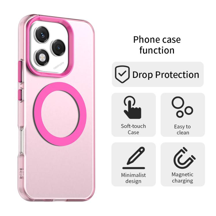 For Honor 400 Lite Global Candy Magsafe PC Hybrid TPU Phone Case(Red)