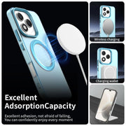 For Honor 400 Lite Global Candy Magsafe PC Hybrid TPU Phone Case(Blue)