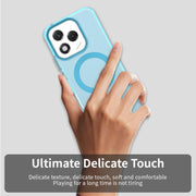 For Honor 400 Lite Global Candy Magsafe PC Hybrid TPU Phone Case(Blue)