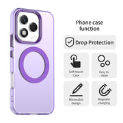 For Honor 400 Lite Global Candy Magsafe PC Hybrid TPU Phone Case(Purple)