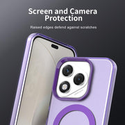 For Honor 400 Lite Global Candy Magsafe PC Hybrid TPU Phone Case(Purple)