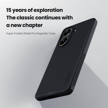 For Xiaomi Poco X7 Pro NILLKIN Frosted Shield Pro Magnetic Phone Case(Black) - Xiaomi Cases by NILLKIN | Online Shopping South Africa | PMC Jewellery | Buy Now Pay Later Mobicred