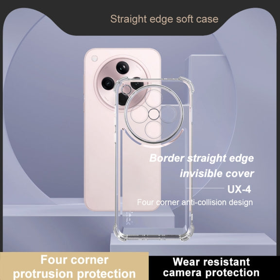 For OPPO Find X8 5G IMAK UX-4 Series Four-corner Shockproof Phone Case(Transparent)