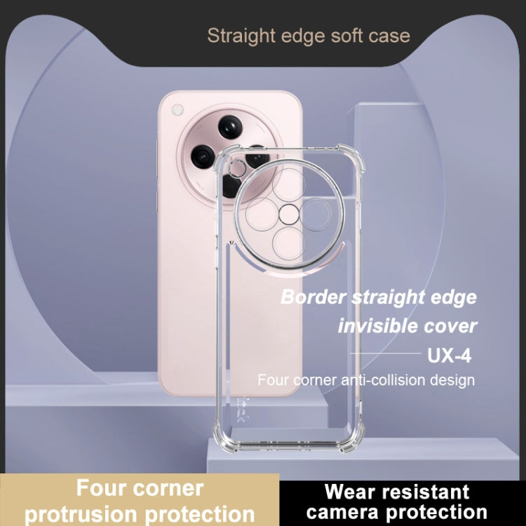 For OPPO Find X8 5G IMAK UX-4 Series Four-corner Shockproof Phone Case(Transparent)