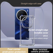 For vivo X200 IMAK UX-4 Series Four-corner Shockproof Phone Case(Transparent)