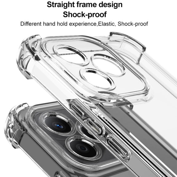 For vivo X200 IMAK UX-4 Series Four-corner Shockproof Phone Case(Transparent)