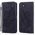 For Samsung Galaxy S25 5G Retro Skin Feel Butterflies Embossing Horizontal Flip Leather Phone Case(Black) - free shipping - PMC Jewellery - Order now!